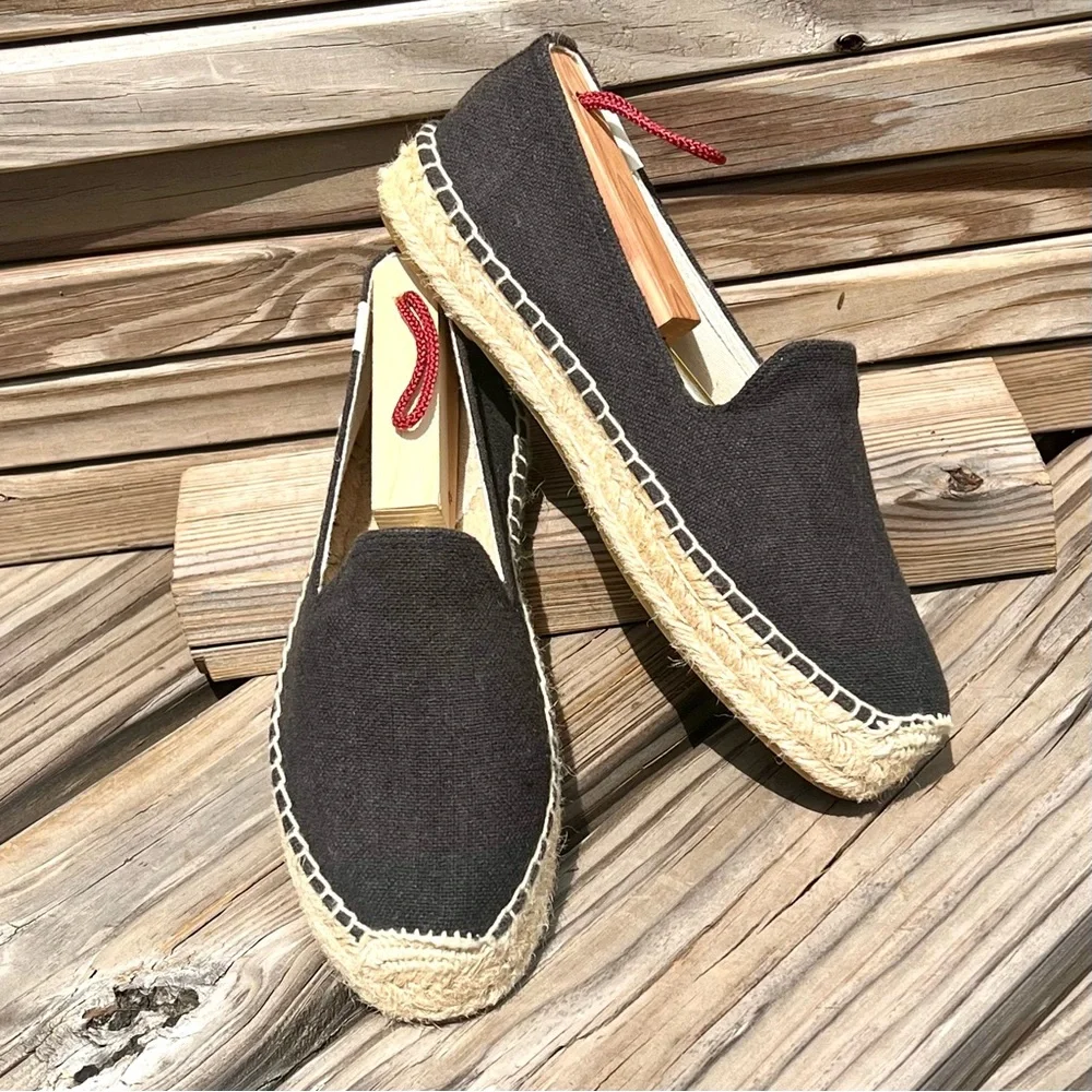 - Soludos 8.5 Black Smoking Espadrille! EUC!